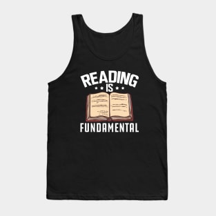 Reading is fundamental w Tank Top